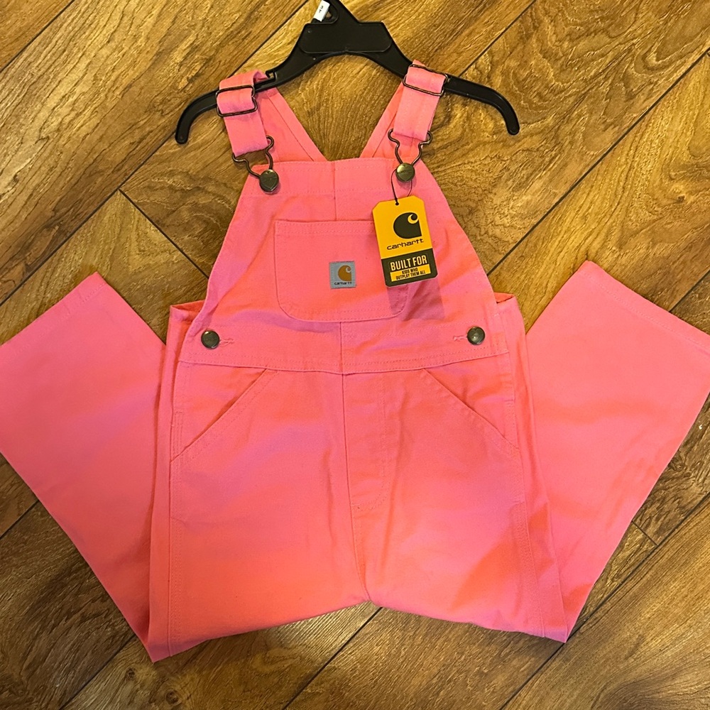 Carhartt Bright Pink Bib Overalls
